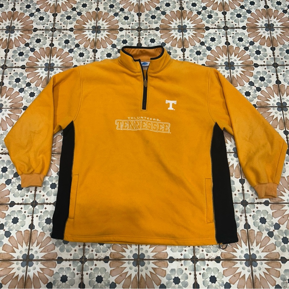 Vintage Tennessee NCAA Bright Orange Fleece Jacket Pullover